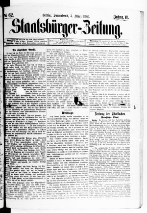 Staatsbürger-Zeitung vom 03.03.1866