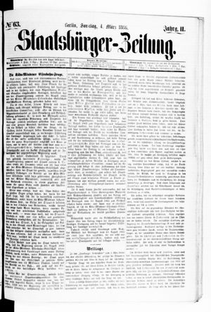 Staatsbürger-Zeitung vom 04.03.1866