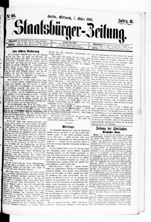 Staatsbürger-Zeitung on Mar 7, 1866
