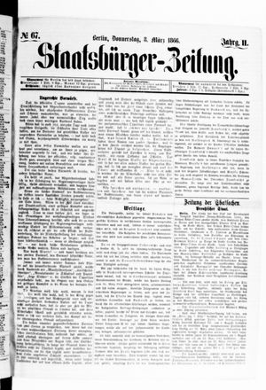 Staatsbürger-Zeitung vom 08.03.1866