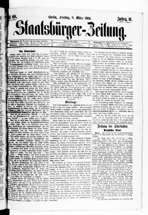 Staatsbürger-Zeitung on Mar 9, 1866