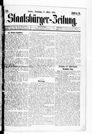 Staatsbürger-Zeitung on Mar 11, 1866