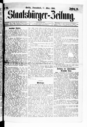 Staatsbürger-Zeitung vom 17.03.1866