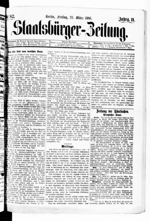 Staatsbürger-Zeitung vom 23.03.1866