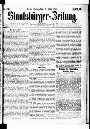Staatsbürger-Zeitung vom 19.04.1866