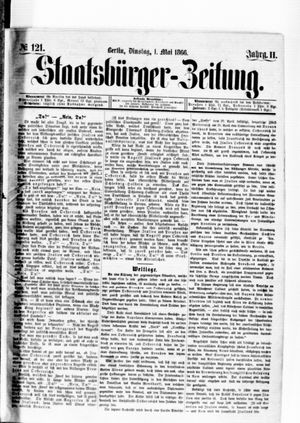 Staatsbürger-Zeitung on May 1, 1866