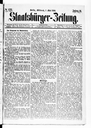 Staatsbürger-Zeitung vom 02.05.1866