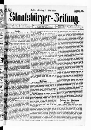 Staatsbürger-Zeitung vom 07.05.1866