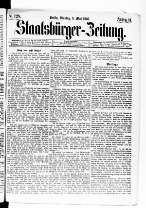 Staatsbürger-Zeitung on May 8, 1866