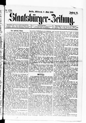 Staatsbürger-Zeitung on May 9, 1866
