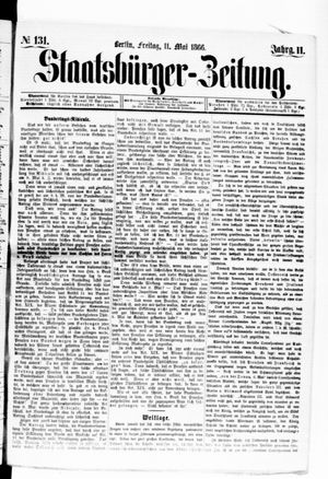 Staatsbürger-Zeitung vom 11.05.1866