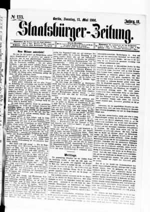 Staatsbürger-Zeitung on May 13, 1866