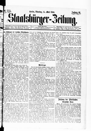 Staatsbürger-Zeitung vom 15.05.1866