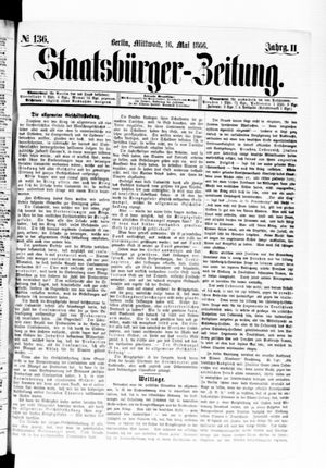 Staatsbürger-Zeitung vom 16.05.1866