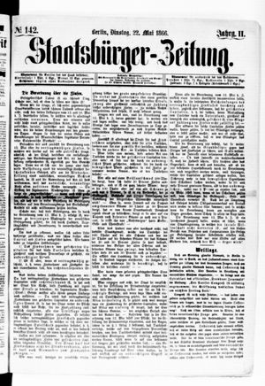 Staatsbürger-Zeitung vom 22.05.1866