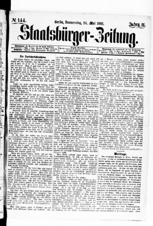 Staatsbürger-Zeitung vom 24.05.1866