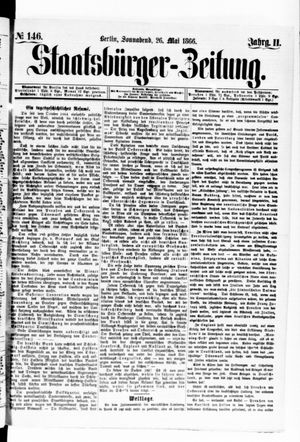 Staatsbürger-Zeitung on May 26, 1866