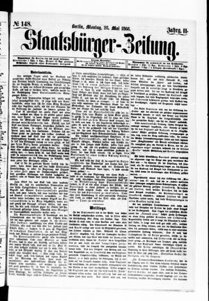 Staatsbürger-Zeitung vom 28.05.1866