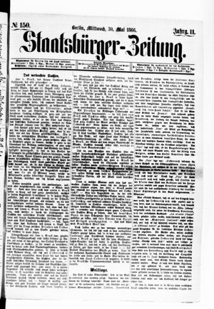 Staatsbürger-Zeitung on May 30, 1866