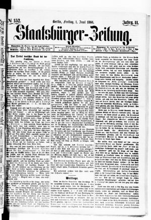 Staatsbürger-Zeitung on Jun 1, 1866