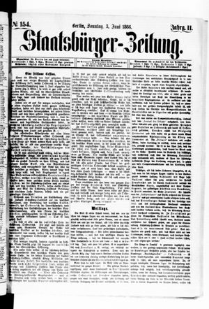 Staatsbürger-Zeitung on Jun 3, 1866
