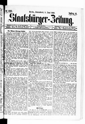 Staatsbürger-Zeitung vom 09.06.1866