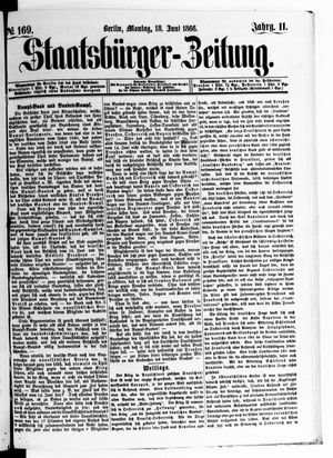 Staatsbürger-Zeitung vom 18.06.1866