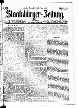 Staatsbürger-Zeitung vom 23.06.1866