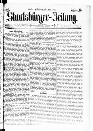 Staatsbürger-Zeitung vom 18.07.1866