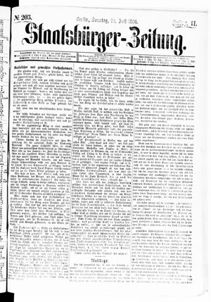 Staatsbürger-Zeitung vom 22.07.1866