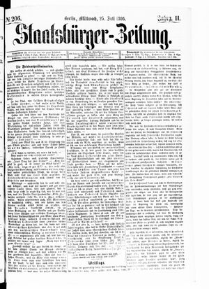 Staatsbürger-Zeitung vom 25.07.1866