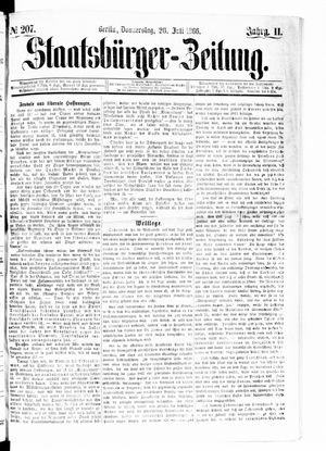 Staatsbürger-Zeitung vom 26.07.1866