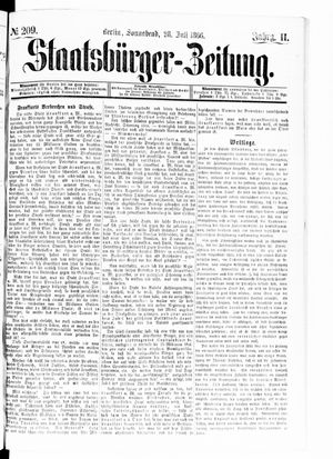 Staatsbürger-Zeitung vom 28.07.1866