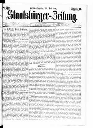 Staatsbürger-Zeitung vom 29.07.1866