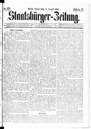Staatsbürger-Zeitung on Aug 9, 1866