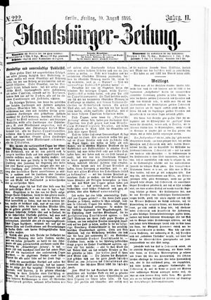Staatsbürger-Zeitung on Aug 10, 1866