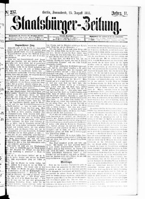 Staatsbürger-Zeitung vom 25.08.1866
