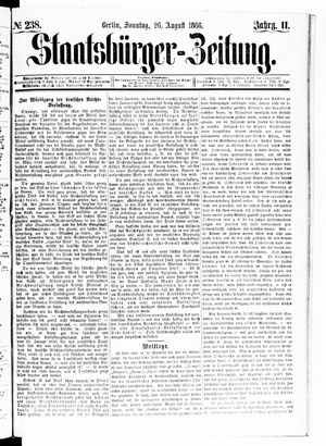 Staatsbürger-Zeitung on Aug 26, 1866