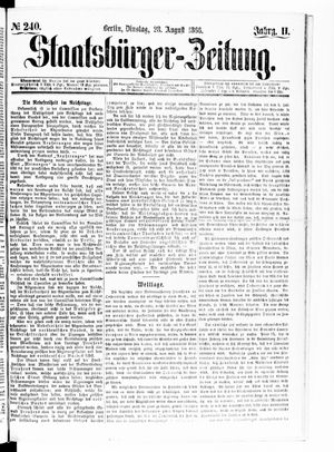Staatsbürger-Zeitung vom 28.08.1866