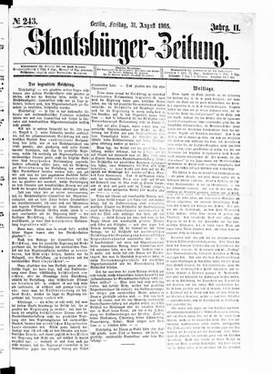 Staatsbürger-Zeitung on Aug 31, 1866