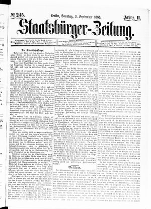 Staatsbürger-Zeitung on Sep 2, 1866