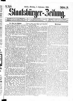Staatsbürger-Zeitung vom 03.09.1866