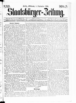 Staatsbürger-Zeitung vom 05.09.1866