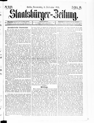 Staatsbürger-Zeitung on Sep 6, 1866