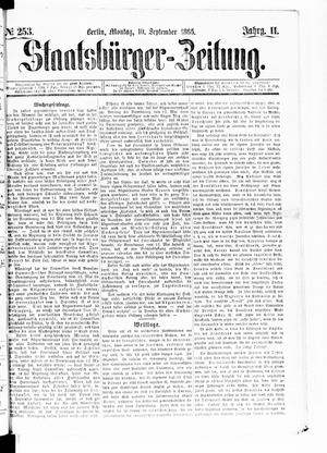 Staatsbürger-Zeitung on Sep 10, 1866