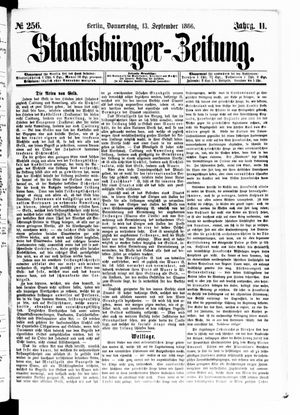 Staatsbürger-Zeitung vom 13.09.1866