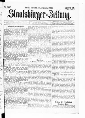Staatsbürger-Zeitung vom 24.09.1866