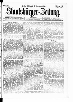 Staatsbürger-Zeitung on Nov 7, 1866