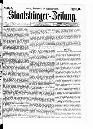 Staatsbürger-Zeitung on Nov 10, 1866