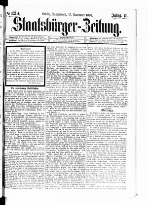 Staatsbürger-Zeitung vom 17.11.1866